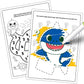 Paint with Water Super Set for Toddlers, Kids - Bundle with 3 Mess Free Books with Water Surprise Brushes Featuring Baby Shark,