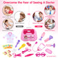 Kids Doctor Kit for Girls, Pink Doctors kit for Kids 22 Pieces Doctor Play Gift for Kids Medical Toys Set with Roleplay Doctor C