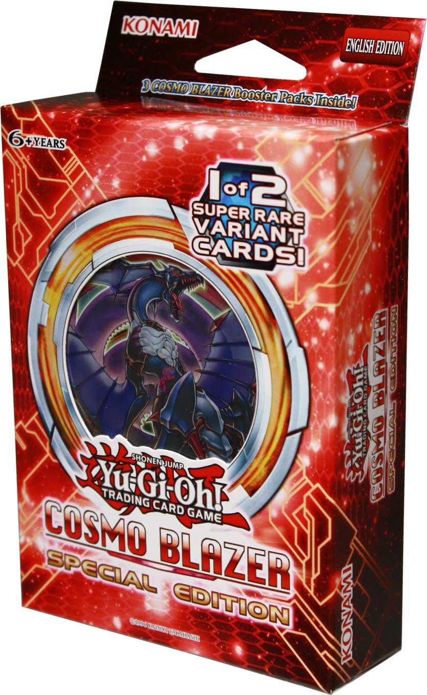 Yugioh Cosmo Blazer Special Edition Mini Box (3 Packs And 1 Of 2 Promo Cards)