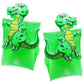 PENTA ANGEL Swim Arm Floats - Inflatable Cartoon Dinosaur Arm Bands for Kids, PVC, Multicolor, 2Pcs, Perfect for Summer Pool Parties