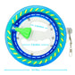 Yfafengs Kite Reels For Adults, 1000Ft Line Spool Winder, Kite String Spool With Lock, Blue, 7 Inches