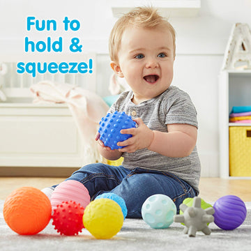 Kidoozie Touch 'N Roll Sensory Balls - Developmental Toy For Infants And Toddlers Ages 6-18 Months