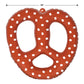 Beistle 15 6 Piece Inflatable Bavarian Pretzels for German Theme Oktoberfest Party Decorations, 15.5 x 14.5, Brown/White