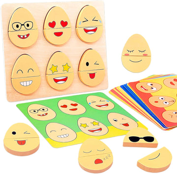 Easter Basket Stuffers For Toddler Babies, Easter Gift For Toddlers Baby Boy Girl 1-3, Montessori Wooden Puzzle Preschool Educat