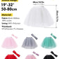 Dgshirldjo 7 Layers Girls Tutu Skirt, Tulle Princess Tutu Skirts For Toddler Girls 3-10 Years Birthday/Daily Wear/Costume (Us, A