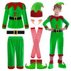 DITAIX Christmas Elf Costume for Boys - 6PCS Santa's Helper Costume - Velvet Elf Outfit Set for Kids Christmas Party (Boys Elf  Small(5-7 Years))