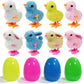 12 Pcs Easter Eggs Filled With Wind-Up Chicks And Bunnies 4' Large Surprise Eggs For Easter Eggs Hunt Easter Basket Stuffers Easter Gift For Kids