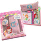 Le Delite Cartoon Party Return Gift Set Stationary Combo Pack I A6 Size Diary With Zipper Pouch, Pen,Pencils, Eraser, Sharpener,