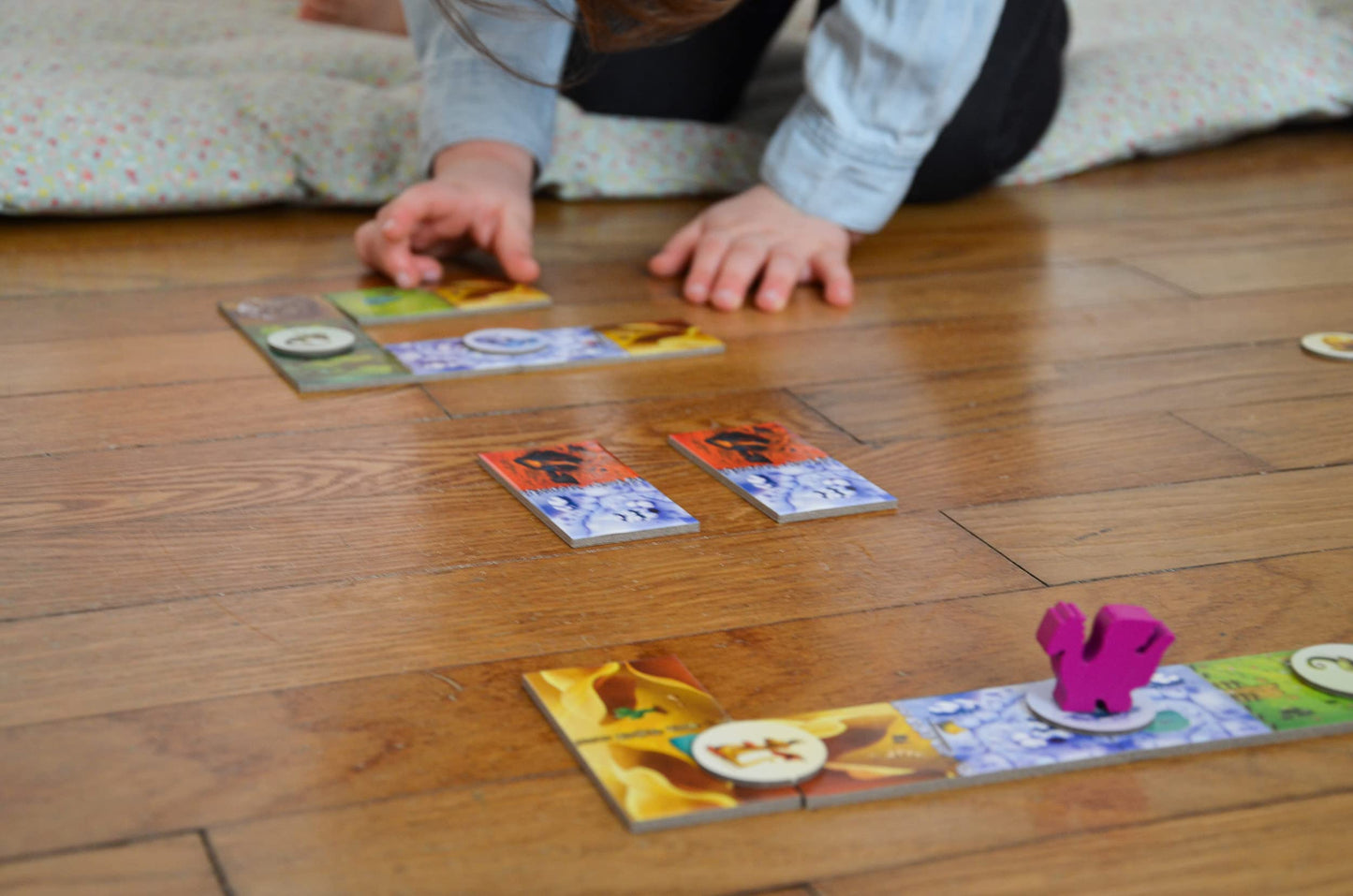 Blue Orange My First Kingdomino Board Game, Family Strategy Game for 2-4 Players, Ages 5+, Cardboard, Orange, Model 09011