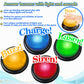 4-Pack Buzzers For Trivia Games: Game Show Buzzers Buttons, Answer Buzzers For Classroom, Game Buzzers With Lights And Sound Gre