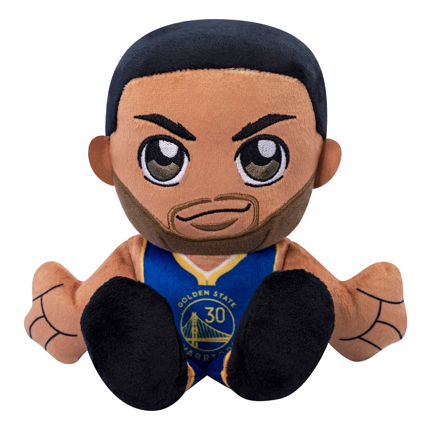 Bleacher Creatures Golden State Warriors Steph Curry 8 Kuricha Plush - Soft Chibi Inspired NBA Superstar