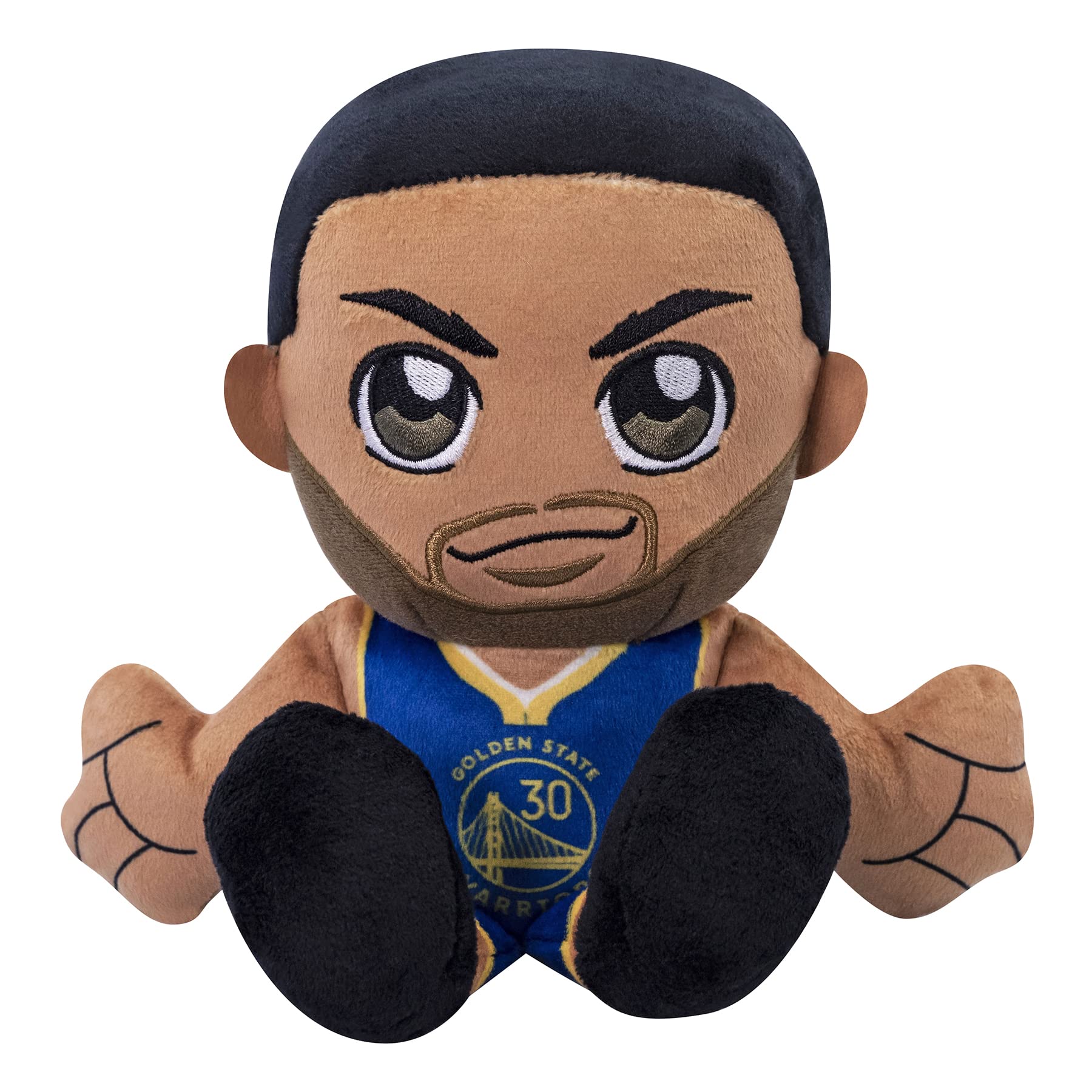 Bleacher Creatures Golden State Warriors Steph Curry 8 Kuricha Plush - Soft Chibi Inspired NBA Superstar