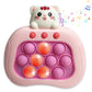 Cat Pop Push Game Toy Valentines For Kids,Quick Fast Push Pop Puzzle Handheld Game Light Up Fidget Toy 8-12,Pop Bubble Sensory T