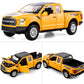 SASBSC F150 Pickup Truck Toys for Boys Age 3-8 Raptor Toy Trucks for Boy Ages 4-7 Diecast Metal Model Truck with Light and Sound