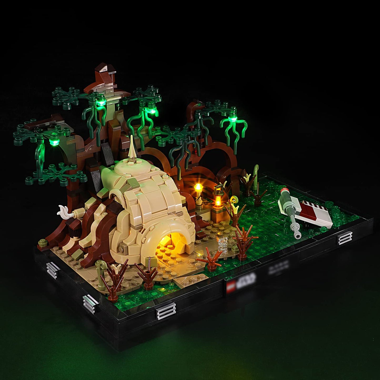 YEABRICKS LED Light Kit for Lego - Star Wars Dagobah Jedi Training Diorama Building Blocks Model, LED Light Set Compatible with