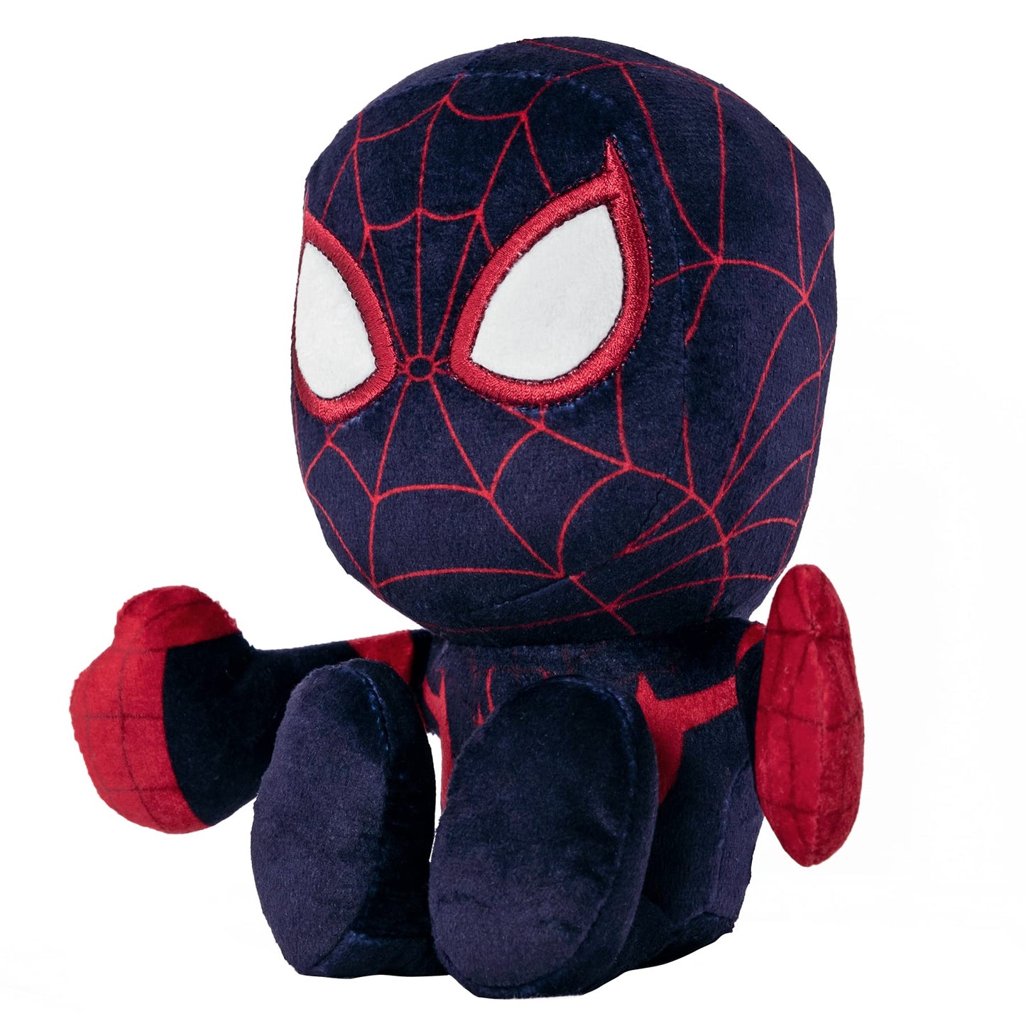 Bleacher Creatures Marvel Miles Morales Ultimate Spider-Man 8' Kuricha Sitting Plush - Soft Chibi Inspired Toy