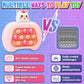 Quick Push Pop Game - Electric 4 Mode Light Up Handheld Games Fast Push Sensory Bubble Toys With Music, Party Birthday Toys For