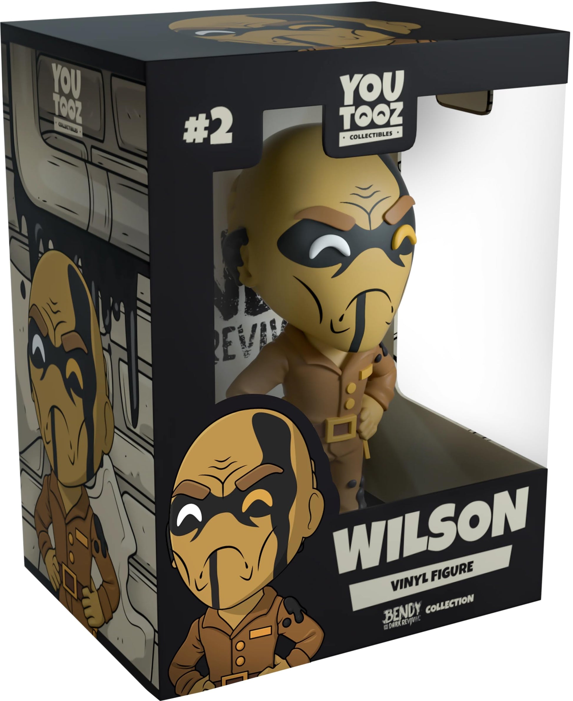 Youtooz Wilson 4.3 Vinyl Figure, Official Licensed Wilson Collectible from Bendy and The Dark Revival Videogame, by Youtooz Bend