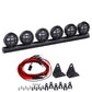 GoHobby 110mm 1/10 RC LED Light Bar Roof LED Lamp Kit 6 Lights LEDs for TRX4 Traxxas Slash 4x4 2WD Stampede SCX10 & SCX10 II Red