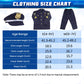 Skirfy 16Pcs Police Officer Costume For Boys,Police Costume For Kids,16Pcs Kids Cop Costume With Police Uniform,Police Toys,Kids