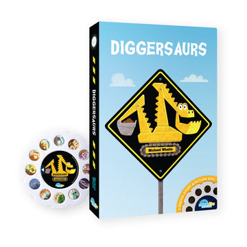 Moonlite Storytime - Diggersaurs Storytime Disc - A Magical Read Together - Projector Sold Separately - Digital Story W/ Sound Fx - Toddler Early Learning Gifts For Kids Ages 1 Year & Up