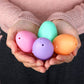 Fillable Empty Easter Eggs Colorful Bulk Pastel Plastic Easter Eggs 2.25'' for Hunt Basket Stuffers Party Decorations(120 Pcs,Cu