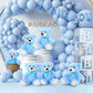 Morismos 6 Pack Teddy Bear Bulk, Soft Bulk Teddy Bear Stuffed Animals 14 Inch, Small Bear Plush For Baby Shower, Kids, Blue
