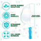 Bubble Wand, 28 Pack 14’’ Big Bubble Wands Bulk(7 Colors), Non-Toxic Smelless Bubble Toy For Kid Child Birthday Party Favor Wedding Summer Outdoor Pool Activity Bathroom Bath Toys