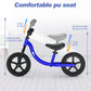 Glaf Toddler Balance Bike Kids Ride On Toys For 2 Years Old Boys Girls Baby Walker 18 Months To 5 Years12 Inches No Pedal Training Bicycle With Adjustable Seat Height (Blue)