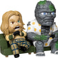 Beast Kingdom San Diego Comic-Con 2021 Exclusive Avengers: Endgame: Bro Thor & Korg Mea-025 Mini Egg Attack Figure, Multicolor
