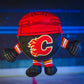 Bleacher Creatures Calgary Flames 8'' Nhl Kuricha Hockey Puck Sitting Plush - Soft Chibi Inspired Plush