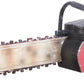 22-inch Rusted Red Animated Chainsaw Prop