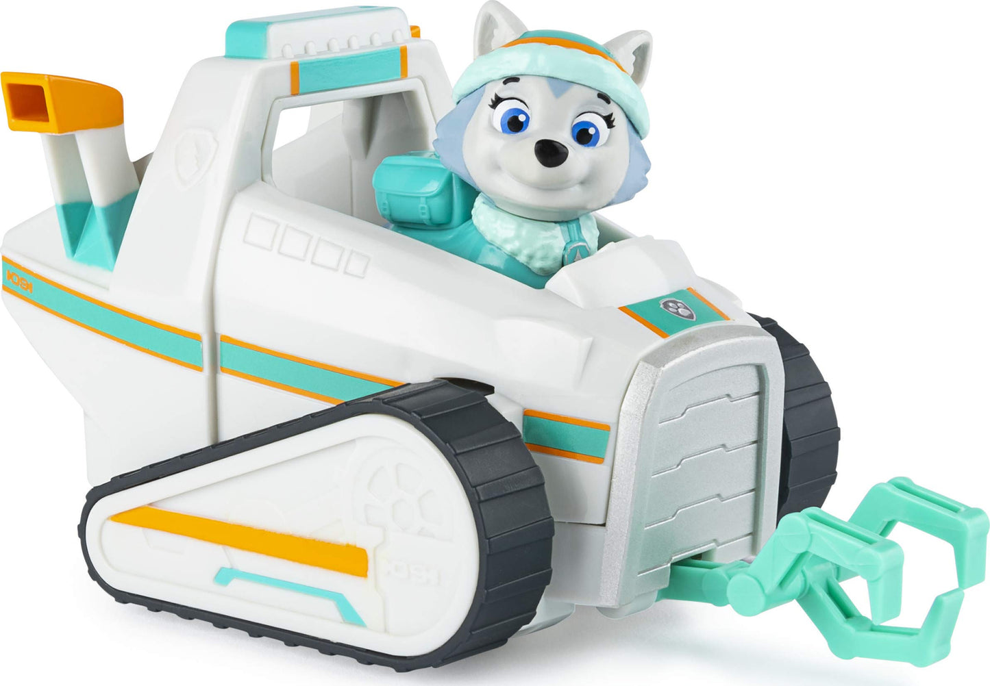 Paw Patrol Everest’s Snow Plow Vehicle with Collectible Figure, Plastic, Ages 3+, Model 6056856