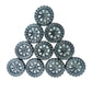 Eudax 300 Pcs 30Mmx8Mm Plastic Roll 2Mm Dia Shaft Toys Wheel And 2Mmx100Mm Stem Shaft Round Rod Axles For Diy Toy Rc Car Truck Boat Helicopter Model Part Building Projects (Black)