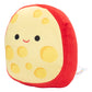 Squishmallows 5'' Mannon The Gouda Cheese Mini Plush - Official Kellytoy - Collectible Soft & Squishy Mini Cheese Stuffed Animal