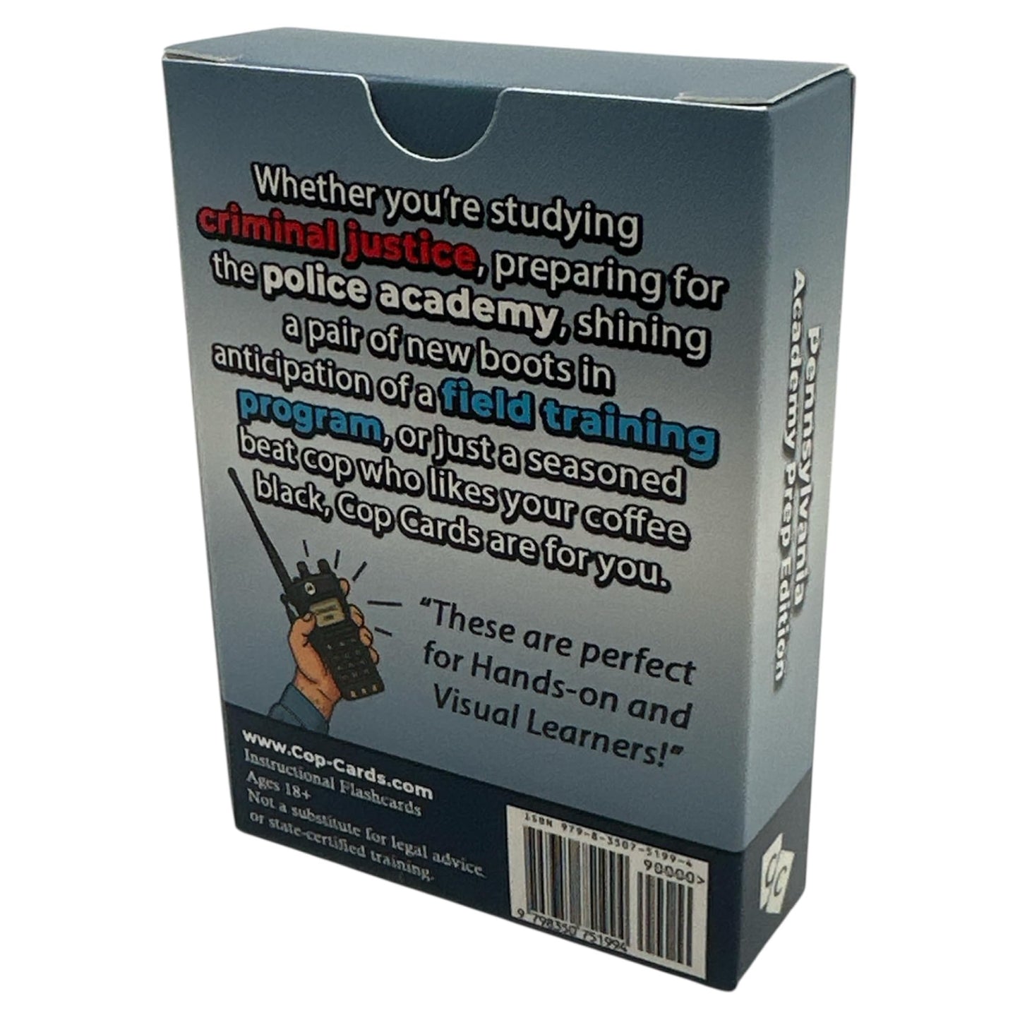 Cop Cards: enhanced Flashcards for Law Enforcement - Learning Aid or Police Gift (Pennsylvania Academy Prep Edition)