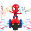 Toylemsan Dancing Robot Spider Toys Interactive Musical Super Hero Car Toy Flashing Lights Intelligent Interactive Educational Robot For Chirldent Day Birthday Gift Boys Girls Age 3 4 5 6 7 8 (Red)