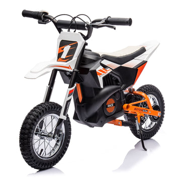 Kids Ride On Motorcycle,24V Electric Car For Kids,13.6Mph Max Electric Dirt Bike With Variable Speed,Mini Bike With Rear Wheel S