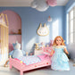 18 Inch Doll Bedding Accessories Set, Included Baby Doll Comforter, Mattress, Bed Sheets, Pillow Cute Doll Accessories- Fits 18'