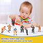 8 Pieces Firefighter Action Figures, Fireman Toys For 3 4 5 6 7+ Year Old Boys, 4-Inch Toy Figure & Playsets With Accessories, Ideal Gifts For Boys Girls Kids, Christmas Stocking Stuffers Party Favor