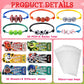 DIYDEC 30Pcs Valentines Sports Bracelets with Cards 6 Styles Soccer Basketball Bracelets for Kids Valentines Party Favors Sports