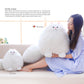 Winsterch 20-Inch Giant White Cat Stuffed Animal - Plush Fluffy Toy for Kids, Perfect Gift for Birthdays, Mother's Day, Christmas