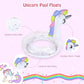 Moko Inflatable Pool Float-Cute Glitters Sequin Unicorn Swim Tube Rings Inflatable Swimming Toys Floaties Fun Summer Water Float