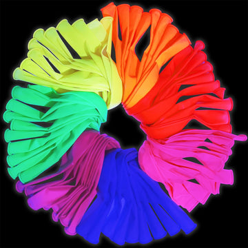210 Pack 12 Inches Uv Colored Neon Balloons Glow In The Dark Balloons Neon Party Decorations Glow Party Supplies Glow Balloons B