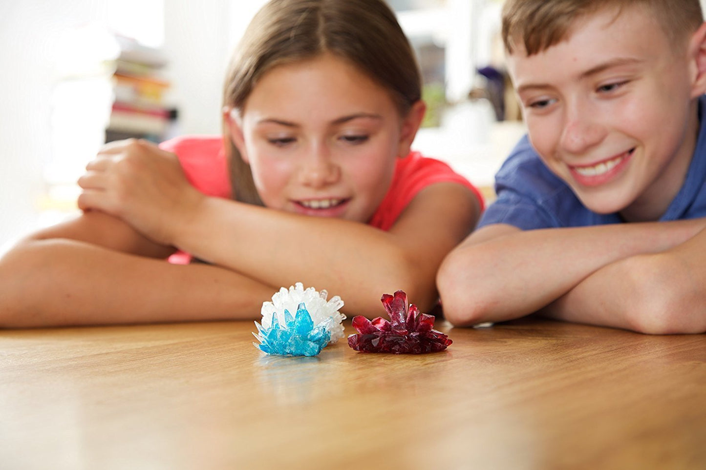 4M Crystal Growing Science Kit - DIY STEM Experiment, 7 Pieces, Educational Gift for Kids, Model 5557, Crystal Material