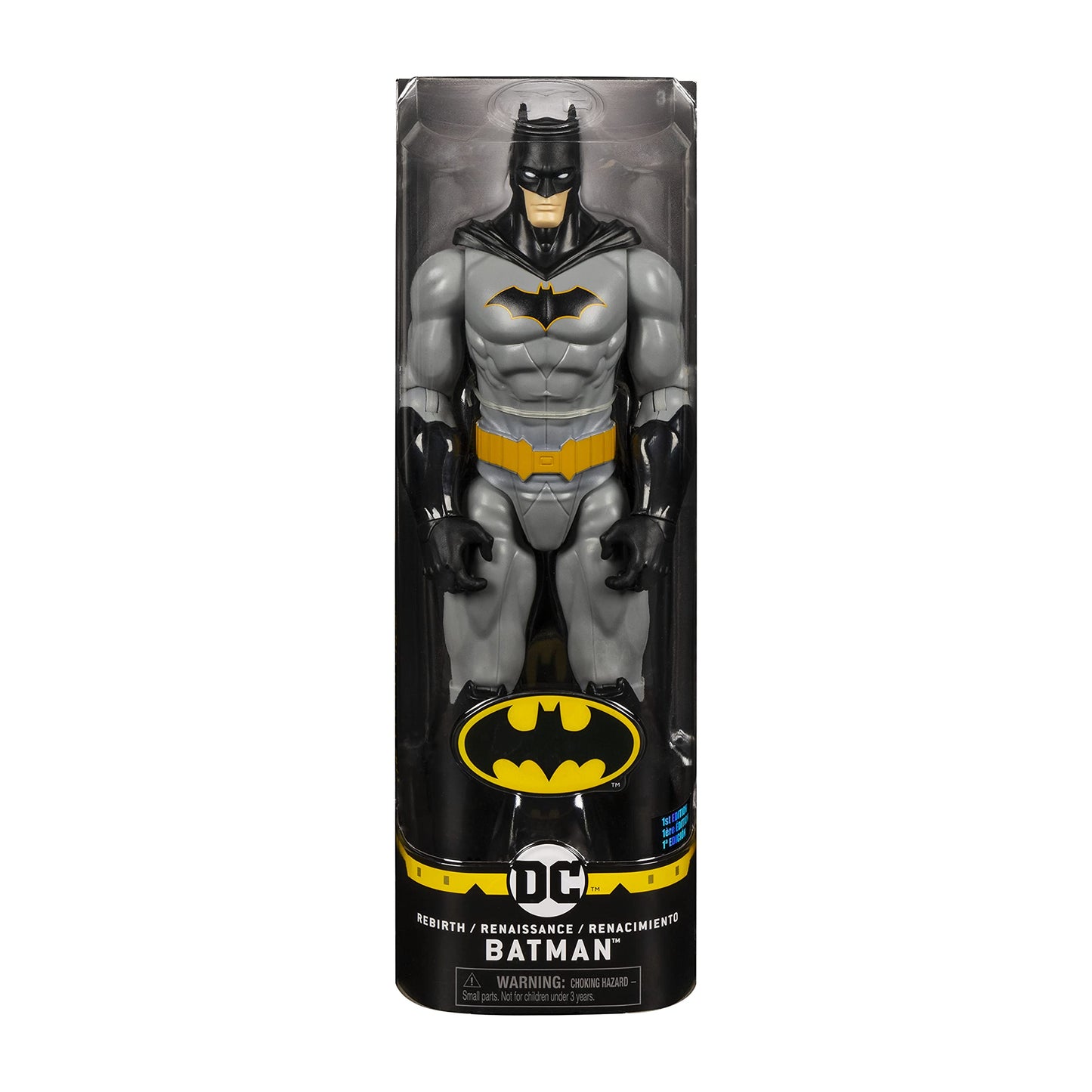 DC Comics Batman 12-Inch Rebirth Action Figure - Plastic Kids Toy for Boys Age 3+ - Model 6056680-6061414 - Batman Rebirth Color