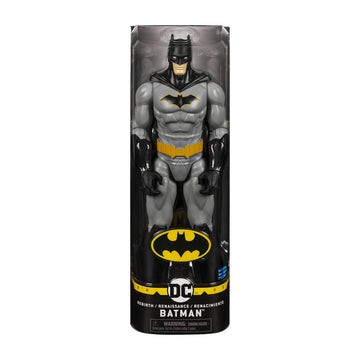 DC Comics Batman 12-Inch Rebirth Action Figure - Plastic Kids Toy for Boys Age 3+ - Model 6056680-6061414 - Batman Rebirth Color