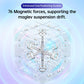 Gan356 Maglev 3X3 Magnetic Speed Cube Stickerless Gans 356M Magic Cubes, Magnetic Levitation Cube, 30°+ Auto-Aligning, 76 Magnets, Numerical Tuning Setting, Frosted Coated