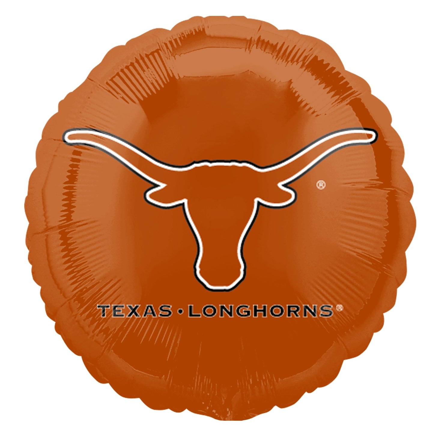Anagram International University of Texas Foil Flat Balloon, 18, Multicolor
