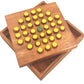 Solitaire Hexagon 37 Pegs - Strategy Wooden Game